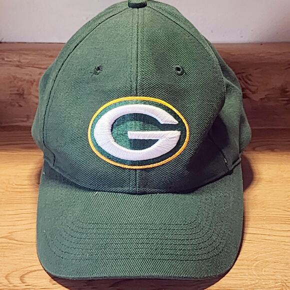 Green Bay Packers Adjustable Cap / Hat Adult See Pictures Nice Shape - Picture 1 of 12